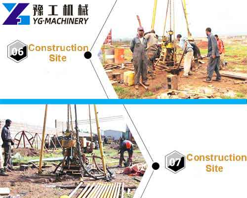 Core Drilling Rig Construction Site