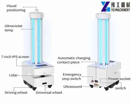 Intelligent Disinfection Robot Details